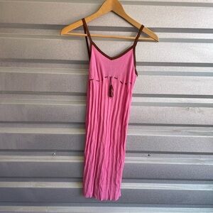 Gimaguas Pink Illetes Minidress